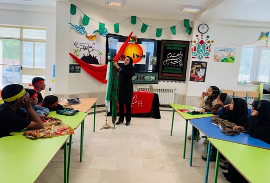 کودکان خراسان شمالی پای روایت عاشورا نشستند